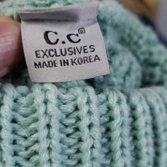 CC Kids' Messy Bun Beanie - Picture 7 of 7